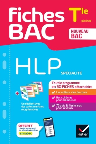 Fiches bac HLP Tle (spécialité) - Bac 2024. tout le programme en fiches de révision détachables