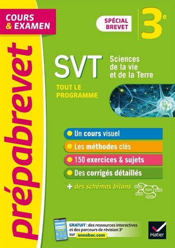 SVT 3e Spécial Brevet. Tout le programme  Edition 2022
