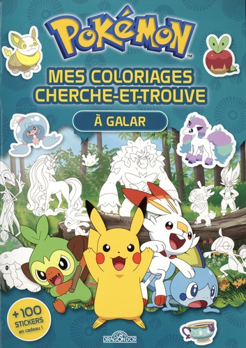 Pokémon - Mes coloriages cherche-et-trouve - Sacha et ses amis