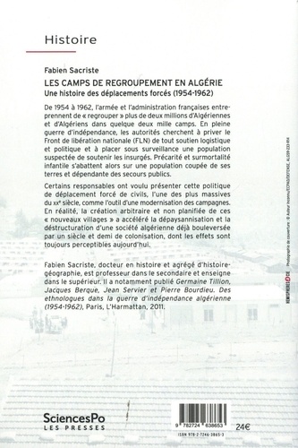 Les camps de regroupement en Algérie. Une histoire des déplacements forcés (1954-1962)