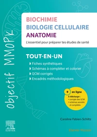 Biochimie ; Biologie cellulaire ; Anatomie