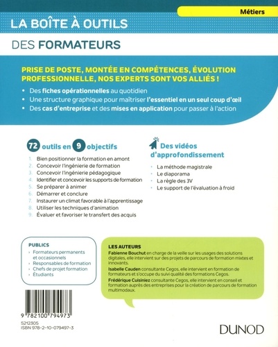 La boîte à outils des formateurs