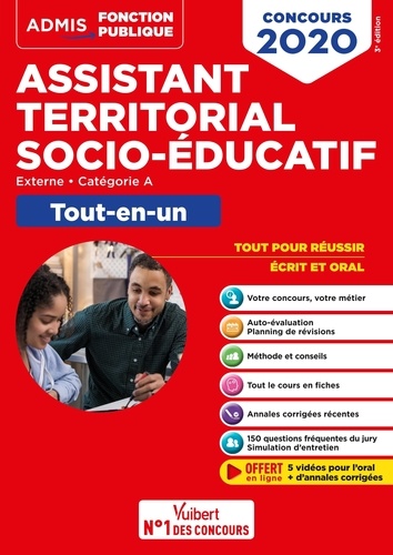 Concours Assistant territorial socio-éducatif, Catégorie A. Tout-en-un  Edition 2020