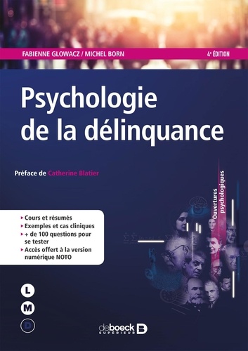 Fabienne Glowacz et Michel Born - Psychologie de la délinquance.