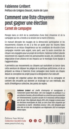 Comment une liste citoyenne peut gagner une élection. Carnet de campagne