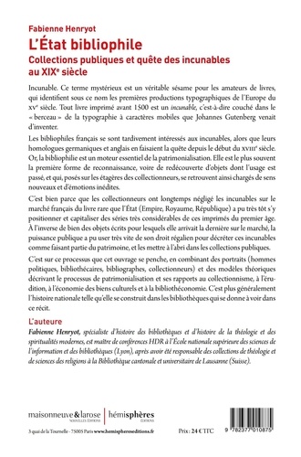L'Affaire Gutenberg. Bibliothèques, incunables et histoire nationale en France au XIXe siècle