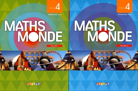 Fabienne Lanata - Maths Monde Cycle 4 - 2 volumes.