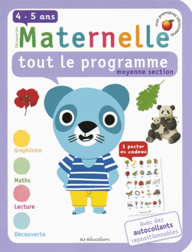 Fabienne Rousseau et Huguette Chauvet - Découvertes Maternelle - Moyenne section, 4-5 ans, 1 poster en cadeau.