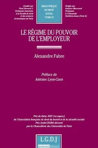 Le régime du pouvoir de l'employeur