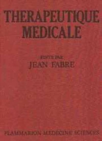Thérapeutique médicale