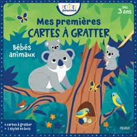 Mes premières cartes à gratter Bébés animaux