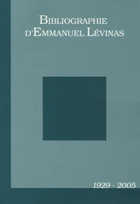 Bibliographie d'Emmanuel Levinas