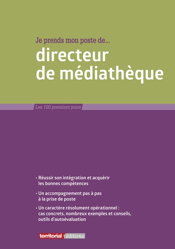 Fabrice Anguenot et Joël Clérembaux - Je prends mon poste de directeur de médiathèque.