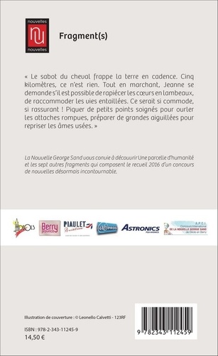 Fragment(s). Concours littéraire francophone de la nouvelle George Sand 12e édition