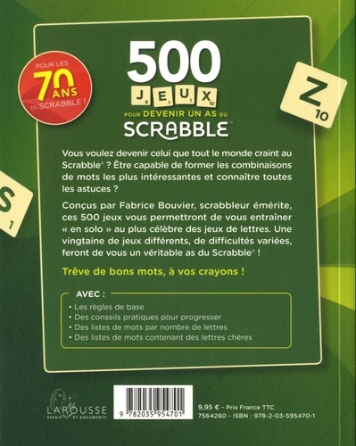 500 jeux pour devenir un as du Scrabble