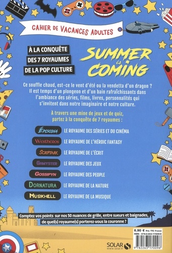 Cahier de vacances Summer is coming. Révisez votre pop culture