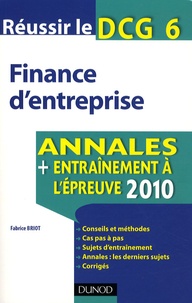 Fabrice Briot - DCG 6 Finance d'entreprise.