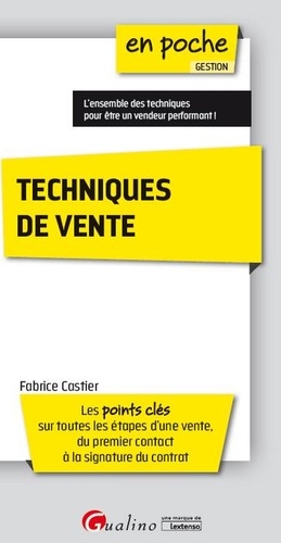 Techniques de vente 2e édition