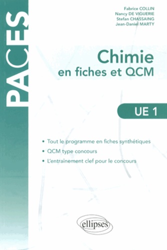 Chimie en fiches et QCM UE1 - Occasion