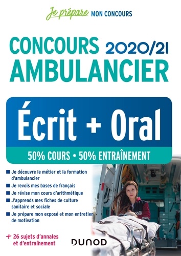 Fabrice de Donno et Corinne Pelletier - Concours Ambulancier 2020/21 - Ecrit + Oral.
