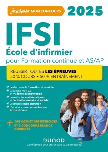 IFSI Ecole d'infirmier pour formation continue et AS/AP  Edition 2025