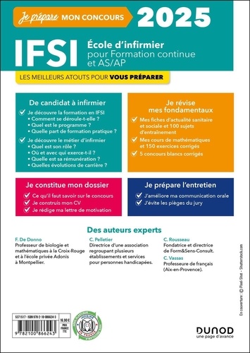 IFSI Ecole d'infirmier pour formation continue et AS/AP  Edition 2025