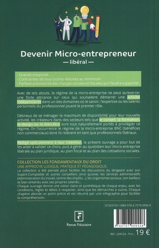 Devenir micro-entrepreneur -libéral-  Edition 2023