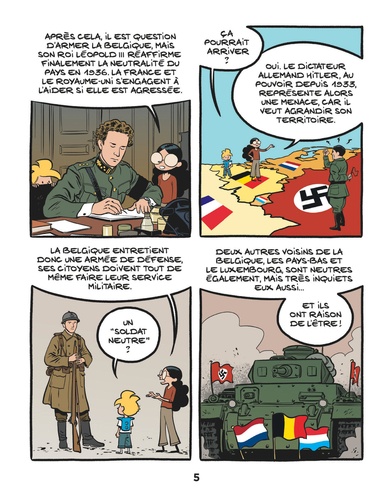 Le fil de l'histoire raconté par Ariane & Nino  1939-1945. Tome 3,  La Belgique en terrain de guerre