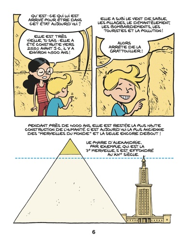 Le fil de l'histoire raconté par Ariane & Nino  La pyramide de Khéops. La 1re merveille du monde