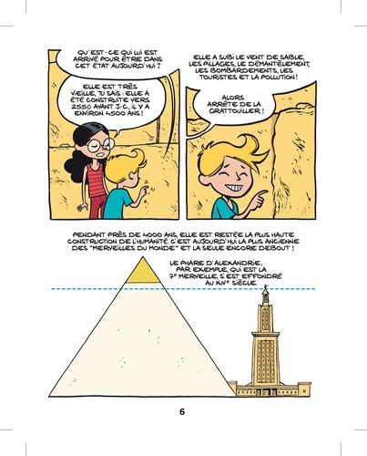 Le fil de l'histoire raconté par Ariane & Nino  La pyramide de Khéops. La 1re merveille du monde