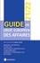 Guide de droit européen des affaires  Edition 2021-2022