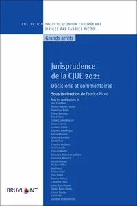 Jurisprudence de la CJUE 2021