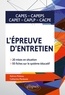 Fabrice Pinteau et Catherine Plankeele - L'épreuve d'entretien CAPES - CAPEPS - CAPET - CAPLP - CACPE.