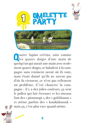 The Lapins Crétins Tome 1 Omelette party - Occasion