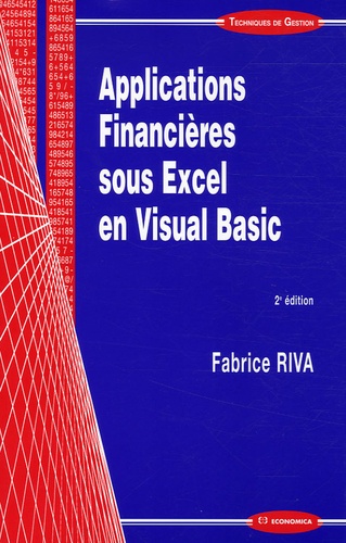 Fabrice Riva - Applications Financières sous Excel en Visual Basic.