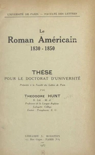 Le roman américain, 1830-1850