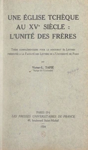 Une église tchèque au XVe siècle : l'Unité des Frères