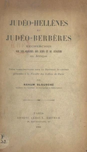 Judéo-Hellènes et Judéo-Berbères
