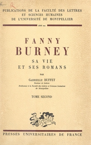 Fanny Burney, sa vie et ses romans (2)