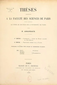 Contribution à l'étude des roches alcalines de l'Est-africain