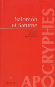 Salomon Et Saturne. Quatre Dialogues En Vieil-Anglais