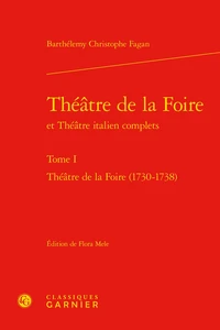Théâtre de la foire et théâtre italien complets