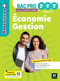 Economie Gestion modules 1 à 4 Bac Pro 2de 1re Tle Ressources +