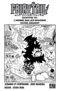 Atsuo Ueda - Fairy Tail - 100 Years Quest Chapitre 115 - L homme que les dragons divins aimaient.