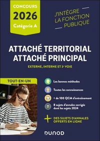 Concours Attaché territorial, Attaché principal - Tout-en-un - 2026