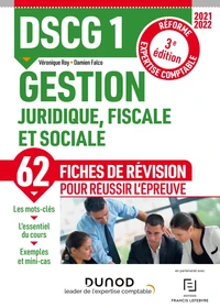 Gestion juridique, fiscale et sociale DSCG 1