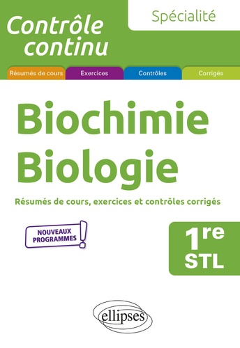 Spécialité Biochimie-biologie 1re STL