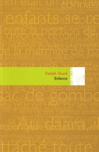 Fantah Touré - Enfance.