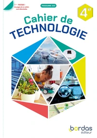 Cahier de technologie 4e