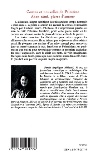 Contes Et Nouvelles De Palestine. Aban Rami, Pierre D'Amour